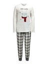 Family PJs Intimates Gray Set Plaid Holiday Pajamas XL メンズ