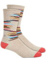 SUN STONE Mens Beige Casual Crew Socks 7-12 Y