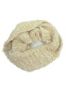 CHARTER CLUB Womens Beige/Khaki Beige Chenille Eyelash Loop Infinity Scarf レディース