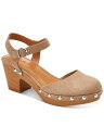 STYLE COMPANY Womens Beige 1 Platform Truvyy Block Heel Clogs Shoes 6 M レディース
