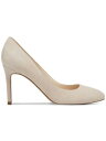 iCEGXg NINE WEST Womens Beige Dylan Toe Stiletto Slip On Leather Pumps Shoes 6.5 M fB[X