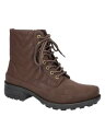 󥬤㤨֥ȥ꡼ EASY STREET Womens Brown Lace Up Elsie Round Toe Wedge Combat Boots 6.5 M ǥפβǤʤ12,100ߤˤʤޤ