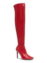 INC Womens Red Flexible Sole Keenah Square Toe Stiletto Zip-Up Boots Shoes 6.5 M fB[X