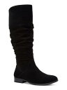 STYLE & COMPANY Womens Black Side Kelimae Round Toe Block Heel Riding Boot 7 WC fB[X