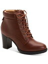 STYLE & COMPANY Womens Brown Lucillee Almond Toe Lace-Up Heeled Boots 9 M fB[X