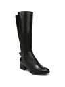 i`CU[ NATURALIZER Womens Black Kalona Almond Toe Block Heel Leather Riding Boot 7 M fB[X