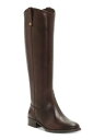 INC Womens Brown Pull Tab At Sides Fawne Round Toe Leather Riding Boot 6 M レディース