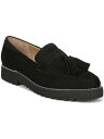 フランコサルト FRANCO SARTO Womens Black Carolynn Block Heel Slip On Leather Loafers Shoes 7 M レディース