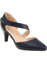 Wl RNV JOURNEE COLLECTION Womens Blue Navy Strap Tillis Kitten Heel Pumps Shoes 6.5 M fB[X