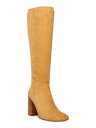 メデン MADDEN GIRL Womens Almond Beige Padded Winslow Square Toe Block Heel Boots 9.5 M レディース