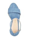 スチュアート ワイツマン STUART WEITZMAN Womens Blue Denim 1 Platform Floria Almond Wedge Shoes 10 C レディース