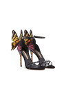 \tBAEFuX^[ SOPHIA WEBSTER Womens Black Butterfly Chiara Open Toe Stiletto Heeled Sandal 39 fB[X