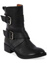 WFg\EY GENTLE SOULS KENNETH COLE Womens Black Best Toe Block Heel Leather Boots Shoes 6 fB[X