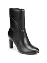 ナチュラライザー NATURALIZER Womens Black Harlene Round Toe Zip-Up Leather Dress Boots 10 M レディース