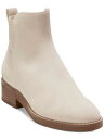 コールハーン コールハーン COLE HAAN Womens Beige River Almond Toe Block Heel Leather Chelsea 6.5 B レディース