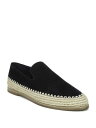 VINCE. Womens Coastal Black Raffia Base Jalen Toe Slip On Suede Loafers 6 M fB[X