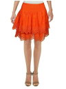 INC Womens Lace Smocked Mini Ruffled Skirt fB[X