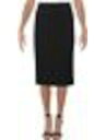 KASPER Womens Black Zippered Below The Knee Wear To Work Pencil Skirt Petites 8P fB[X