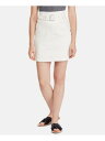 t[s[|[ FREE PEOPLE Womens White Stretch Zippered Mini Pencil Skirt 2 fB[X