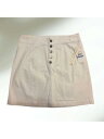 TINSELTOWN Womens White Darted Button Fly Mini A-Line Skirt Juniors M fB[X