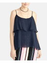 RACHEL ROY レイチェルロイ ファッション トップス RACHEL ROY Womens Navy Ruffled Spaghetti Strap Scoop Neck Top Size: M カラー:Navy■ご注文の際は、必ずご確認ください。※こちらの商品は海外からのお取り寄せ商品となりますので、ご入金確認後、商品お届けまで3から5週間程度お時間を頂いております。※高額商品(3万円以上)は、代引きでの発送をお受けできません。※ご注文後にお客様へ「注文確認のメール」をお送りいたします。それ以降のキャンセル、サイズ交換、返品はできませんので、あらかじめご了承願います。また、ご注文をいただいてからの発注となる為、メーカー在庫切れ等により商品がご用意できない場合がございます。その際には早急にキャンセル、ご返金いたします。※海外輸入の為、遅延が発生する場合や出荷段階での付属品の箱つぶれ、細かい傷や汚れ等が発生する場合がございます。※商品ページのサイズ表は海外サイズを日本サイズに換算した一般的なサイズとなりメーカー・商品によってはサイズが異なる場合もございます。サイズ表は参考としてご活用ください。RACHEL ROY レイチェルロイ ファッション トップス RACHEL ROY Womens Navy Ruffled Spaghetti Strap Scoop Neck Top Size: M カラー:Navy