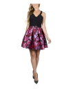 SEQUIN HEARTS Womens Black Tulle Lining Mini Evening Skirt Juniors 7 fB[X