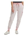 ディーケーエヌワイ DKNY JEANS Womens Pink Ribbed Drawstring Waist Cuffed Jogger Cargo Pants XXS レディース