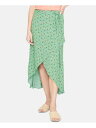 TN`A SANCTUARY Womens Green Floral Tea-Length Hi-Lo Skirt Size: XL fB[X