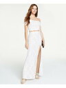 SEQUIN HEARTS Womens White Maxi Prom Sheath Skirt Juniors 13 fB[X