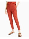 ALFANI Womens Coral Slim Fit Seamed Front Wear To Work Cropped Pants Petites 8P fB[X
