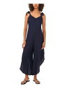 ヴィンス VINCE CAMUTO Womens Navy Tie Straps Angled Hems Unlined Wide Leg Jumpsuit XXS レディース