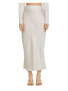 SIGNIFICANT OTHER Womens Beige Zippered Lined Maxi Wear To Work Pencil Skirt 4 fB[X