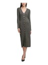 カルバンクライン CALVIN KLEIN Womens Long Sleeve Midi Wear To Work Sweater Dress レディース