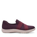 Clarks Cloudsteppers クラークス Clarks Womens Cloudstepper Adella Stride Red Casual Sneakers Shoes レディース
