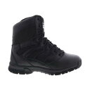 Original Swat Force 8 Side-Zip EN 155231 Mens Black Leather Tactical Boots Y