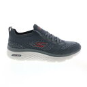 スケッチャーズ Skechers Go Walk Hyper Burst 216083 Mens Gray Lifestyle Sneakers Shoes 8.5 メンズ