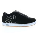 Ggj[Y Etnies Kingpin 2 4101000519980 Mens Black Nubuck Skate Sneakers Shoes 8 Y