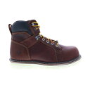 E@ Wolverine I-90 Wedge Durashocks CarbonMax 6 W10887 Mens Brown Wide Boots 8 Y