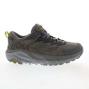 Hoka Kaha Low GTX 1118586-CGGS Mens Gray Leather Athletic Hiking Shoes Y