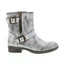 ベッドストゥ Roan by Bed Stu Celebration F212005 Womens Gray Leather Casual Dress Boots 7 レディース