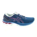 アシックス Asics Gel-Kayano 27 1012A649-400 Womens Blue Mesh Athletic Running Shoes 6.5 レディース