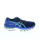 ASICS アシックス Asics Gel-Nimbus 23 1012A885-413 Womens Blue Mesh Athletic Running Shoes 6 レディース