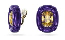 XtXL Swarovski Women's Dulcis Purple Swarovski Crystal Earring 5613729 fB[X