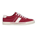 xV[} Ben Sherman Hawthorn Lace Up Mens Red Sneakers Casual Shoes BSMHAWTC-6034 Y
