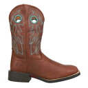 WXeB Justin Boots Bowline 11 Square Toe Cowboy Mens Brown Casual Boots SE7522 Y