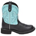 ジャスティン ジャスティン Justin Boots Gemma 8 Round Toe Cowboy Womens Black Blue Casual Boots GY9905 レディース