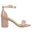 シーエルバイランドリー CL by Laundry Jordyn Quilted Block Heels Womens Beige Dress Sandals IJVC1QPCS-7 レディース