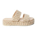 マティス BEACH by Matisse Borderline Platform Womens Beige Off White Casual Sandals BOR レディース