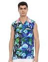 Stylore Hawaiian Shirt for Men Sleeve-Less Flamingo Multi 6XL メンズ