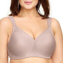 Glamorise womens Magiclift Seamless T-shirt Wirefree #1080 T Shirt Bra Taupe レディース